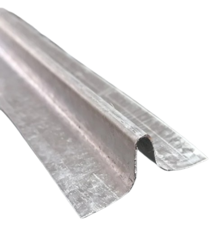 Perfil T tipo cartola PerfilMak em aço para forro de PVC